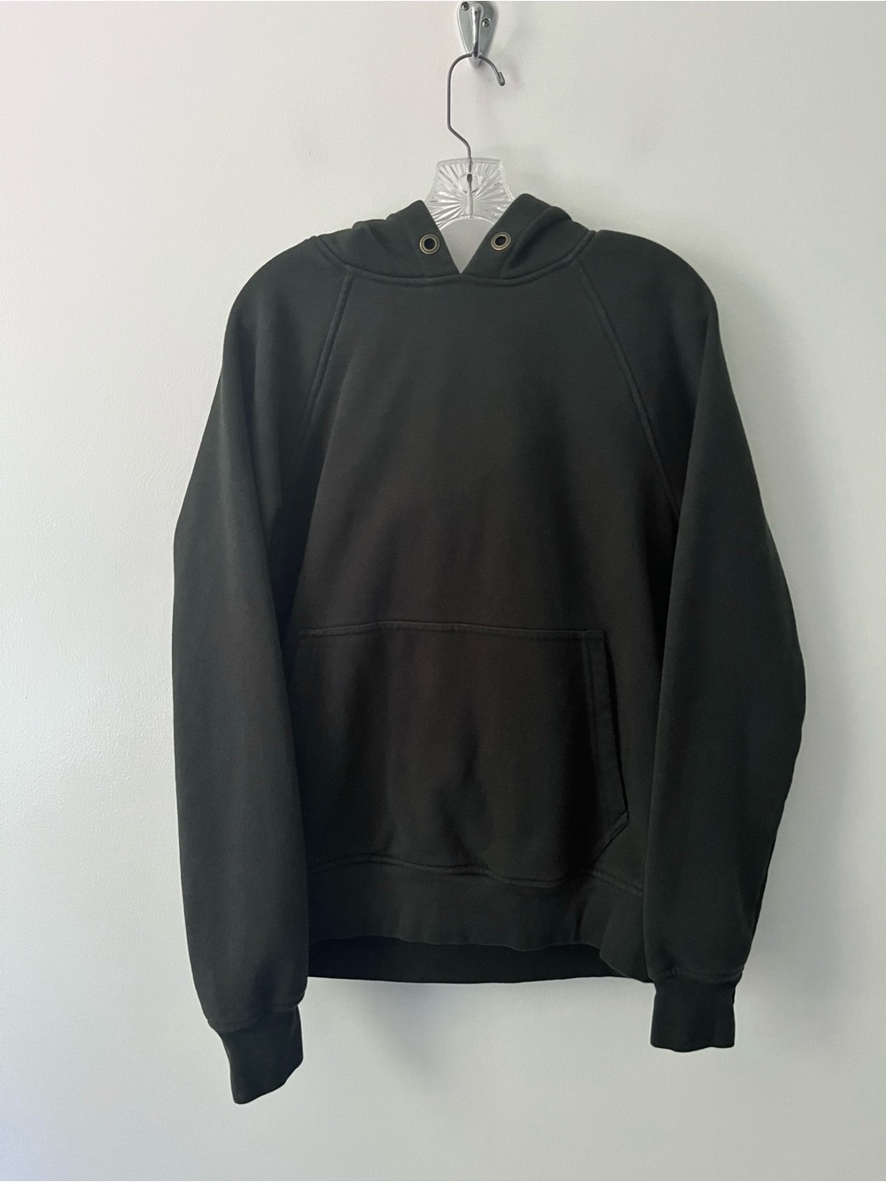 Flint & Tinder 10 Year Hoodie Pullover Fleece Lined Green Medium